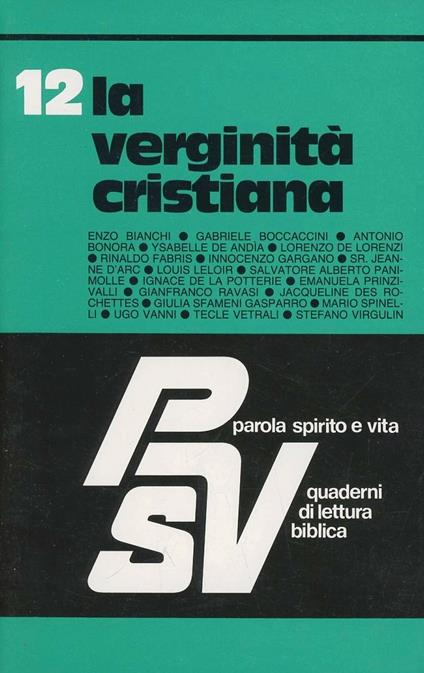 La verginità cristiana - copertina