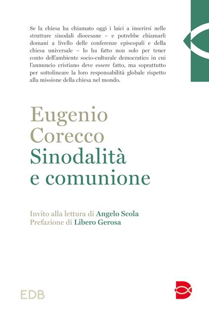 Sinodalità e comunione - Eugenio Corecco - copertina
