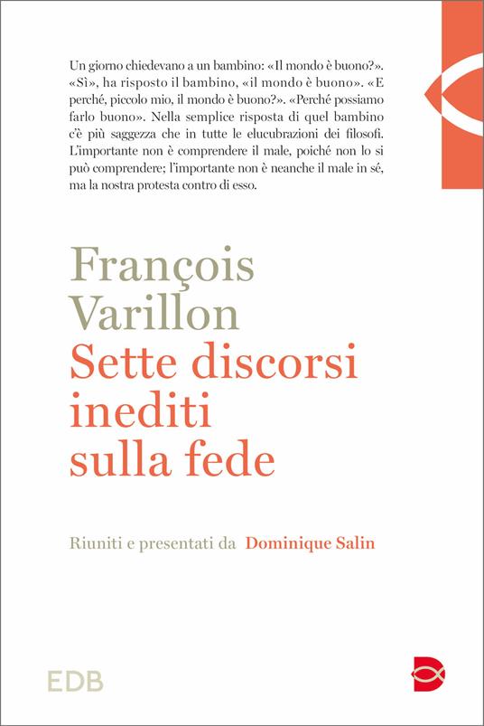 Sette discorsi inediti sulla fede - Francois Varillon - copertina