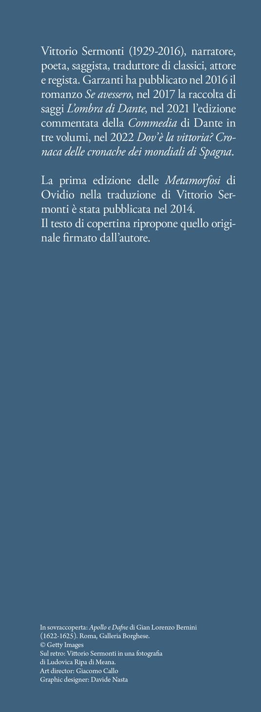 Le Metamorfosi di Ovidio - P. Nasone Ovidio - 3
