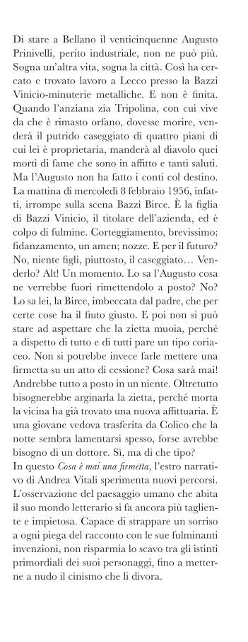 Cosa è mai una firmetta - Andrea Vitali - 2