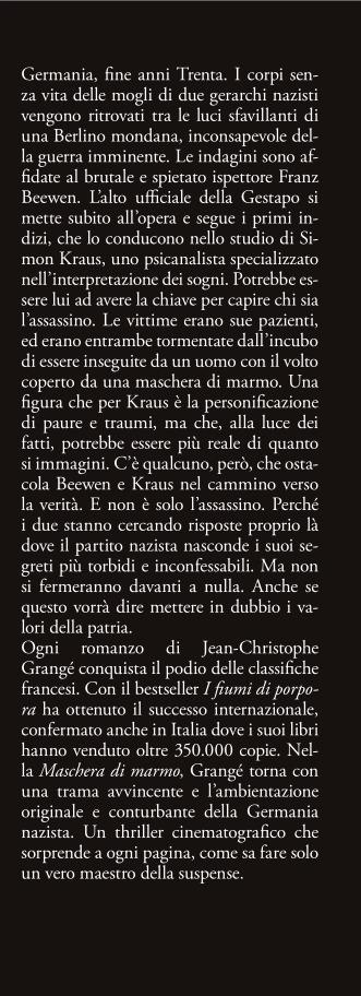 La maschera di marmo - Jean-Christophe Grangé - 4