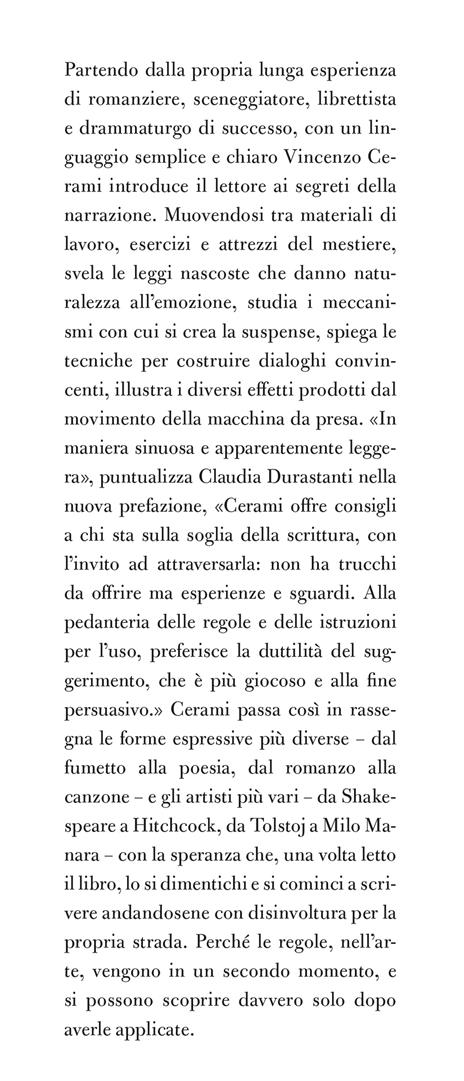 Consigli a un giovane scrittore. Narrativa, cinema, teatro, radio. Nuova ediz. - Vincenzo Cerami - 2