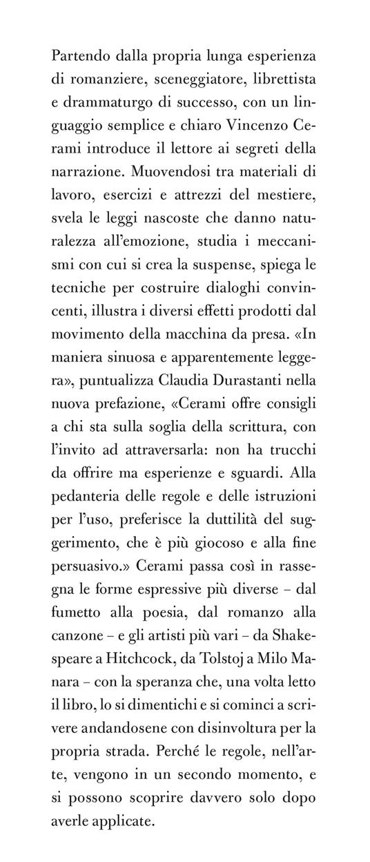 Consigli a un giovane scrittore. Narrativa, cinema, teatro, radio. Nuova ediz. - Vincenzo Cerami - 2