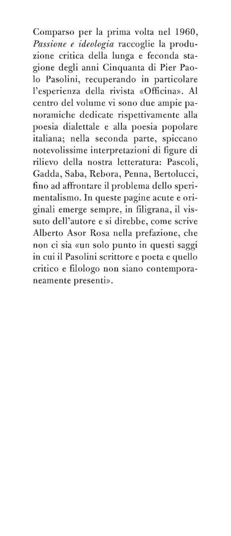 Passione e ideologia - Pier Paolo Pasolini - 4