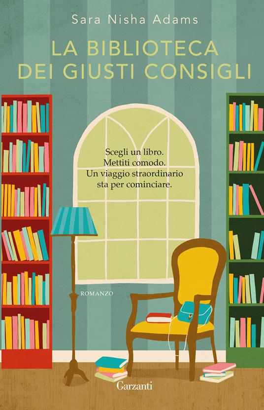 La biblioteca dei giusti consigli - Sara Nisha Adams - copertina