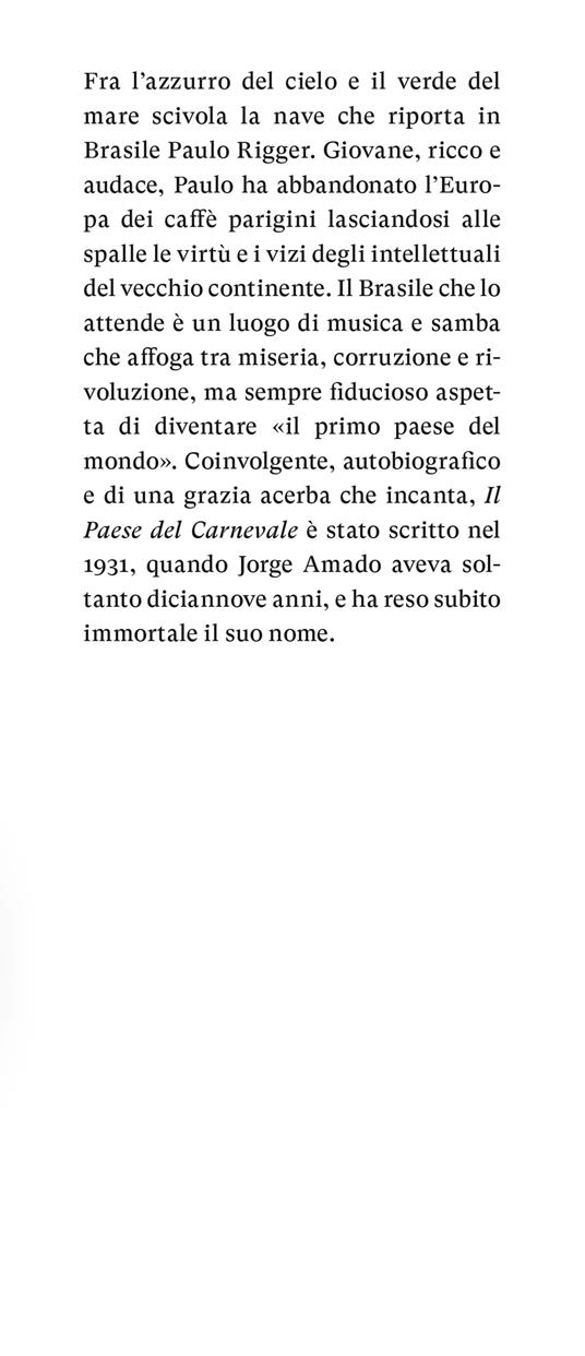 Il paese del carnevale - Jorge Amado - 2