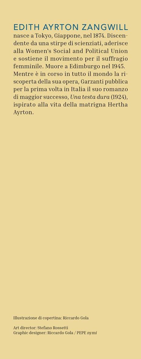Una testa dura - Edith Ayrton Zangwill - 3