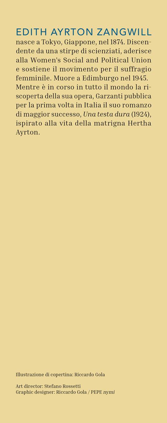 Una testa dura - Edith Ayrton Zangwill - 3