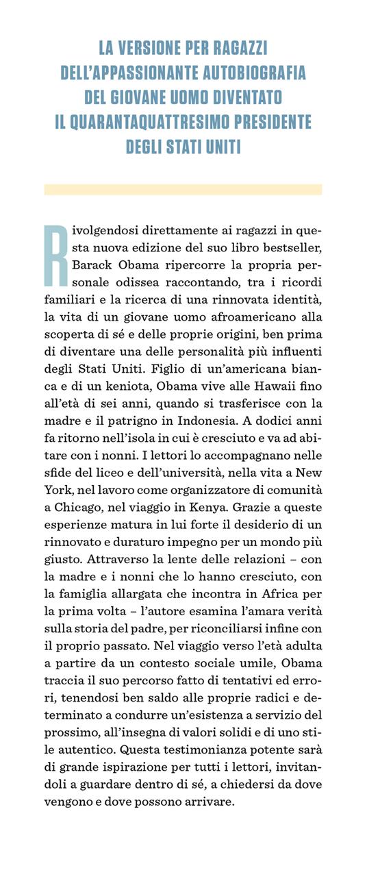 I sogni di mio padre. La mia storia raccontata ai ragazzi - Barack Obama - 2