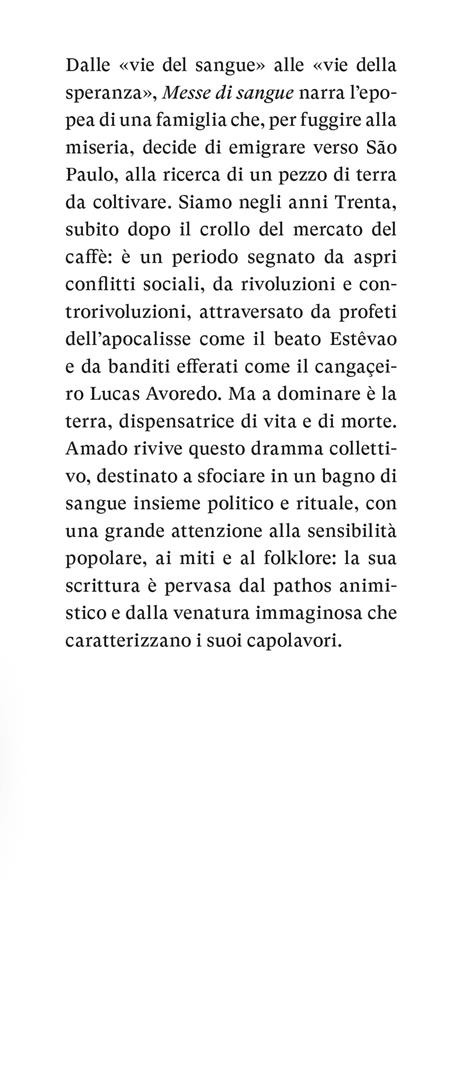 Messe di sangue - Jorge Amado - 2