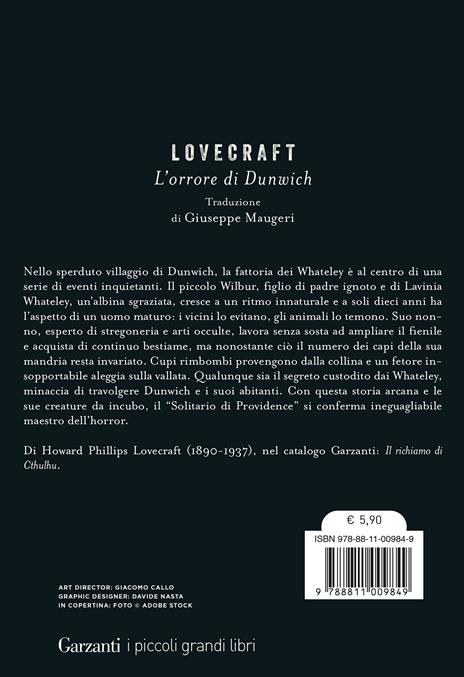 L'orrore di Dunwich - Howard P. Lovecraft - 2
