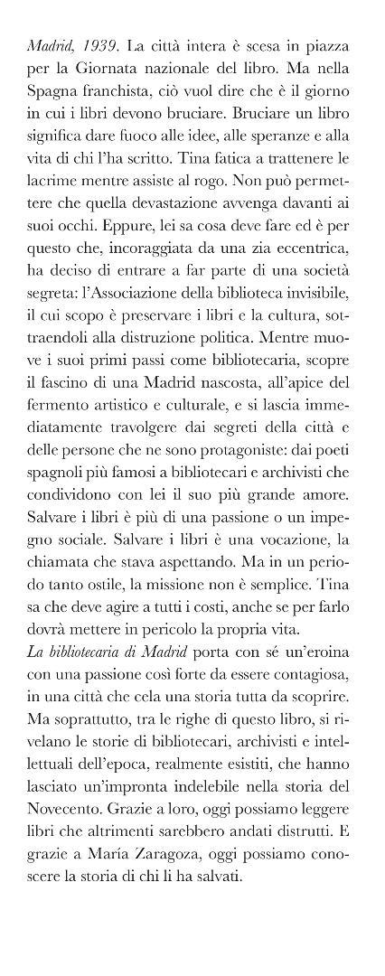 La bibliotecaria di Madrid - María Zaragoza - 4