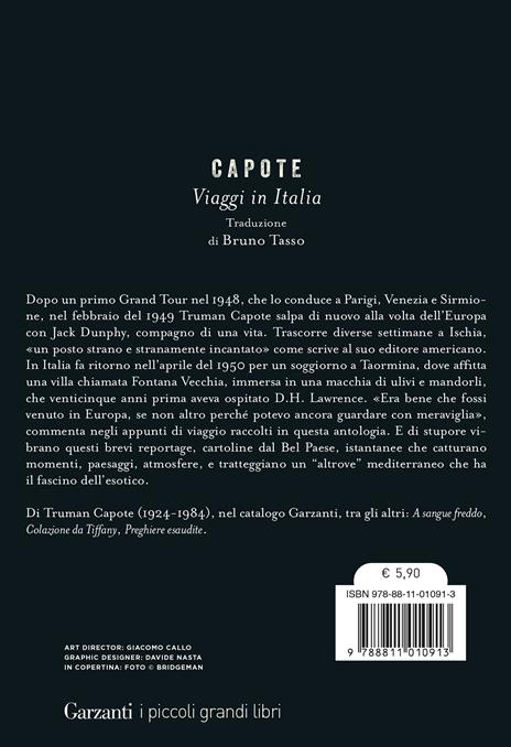 Viaggi in Italia - Truman Capote - 2