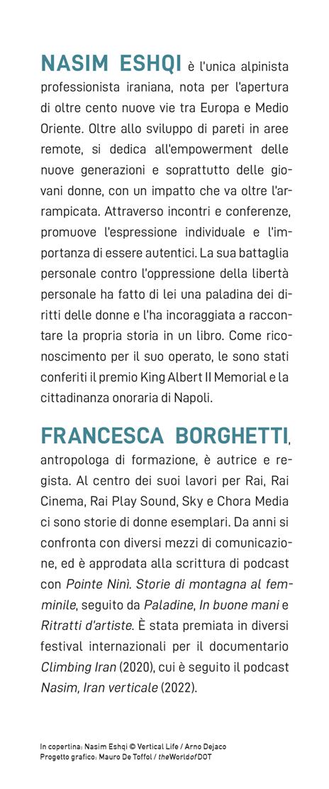 Ero roccia ora sono montagna. La mia battaglia per la libertà delle donne in Iran e nel mondo - Nasim Eshqi,Francesca Borghetti - 3