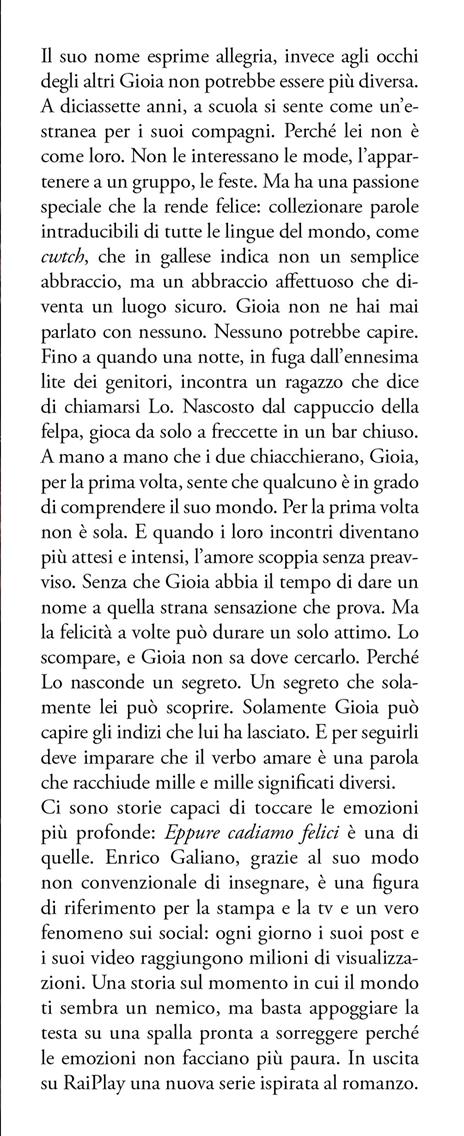 Eppure cadiamo felici - Enrico Galiano - 2
