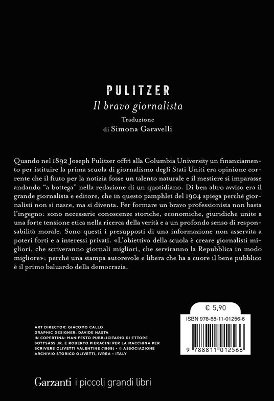 Il bravo giornalista - Joseph Pulitzer - 2