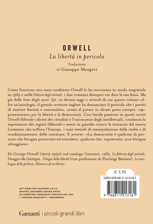 La libertà in pericolo - George Orwell - 2