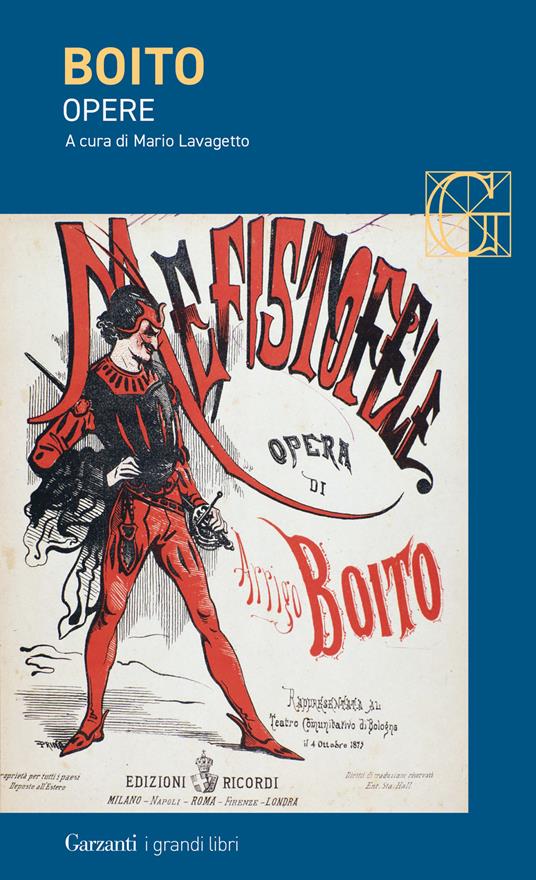 Opere - Arrigo Boito - copertina