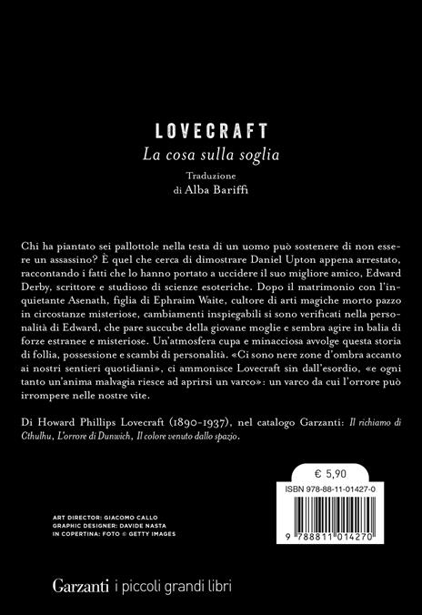La cosa sulla soglia - Howard P. Lovecraft - 2