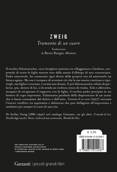 Tramonto di un cuore - Stefan Zweig - 2