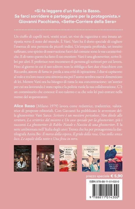 L'imprevedibile piano della scrittrice senza nome - Alice Basso - 2