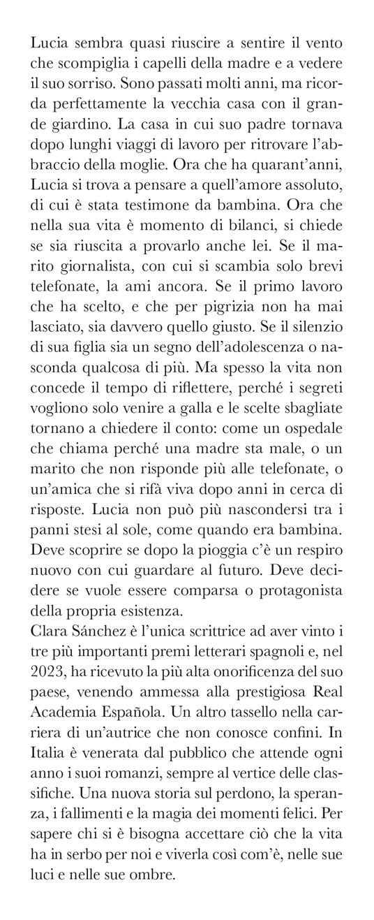 Il primo respiro dopo la pioggia - Clara Sánchez - 2
