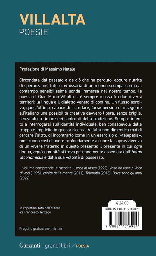 Poesie - Gian Mario Villalta - 2