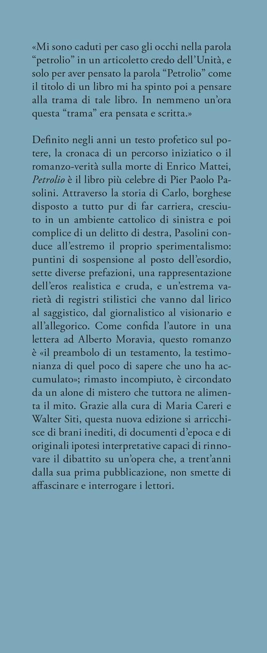 Petrolio - Pier Paolo Pasolini - 2