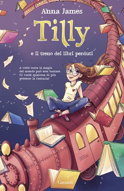 Tilly e il treno dei libri perduti - Anna James - copertina