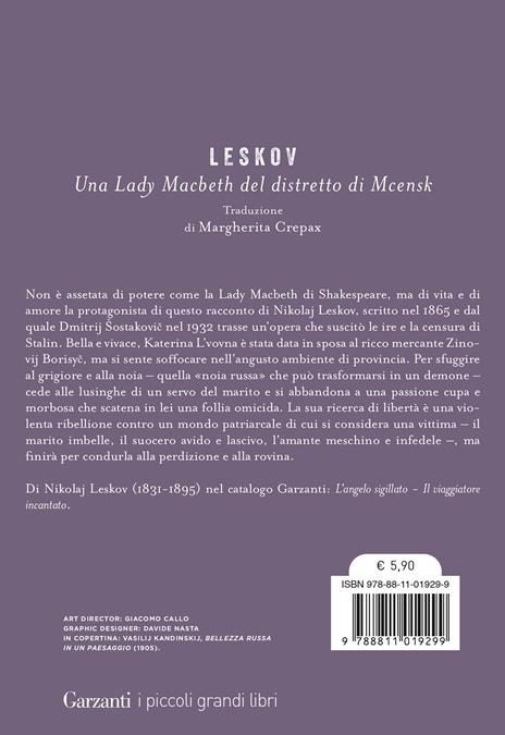 Una Lady Macbeth del distretto di Mcensk - Nikolaj Leskov - 2