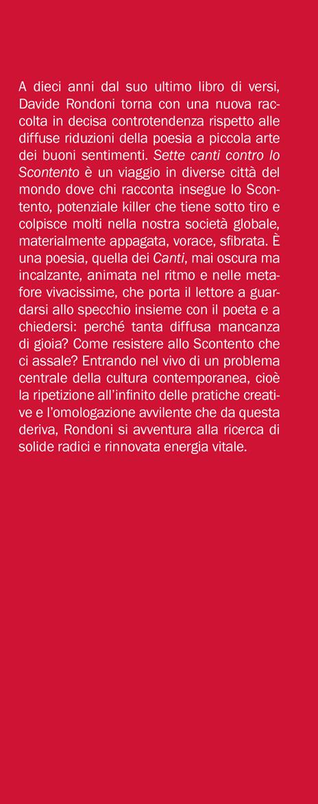 Sette canti contro lo Scontento - Davide Rondoni - 4