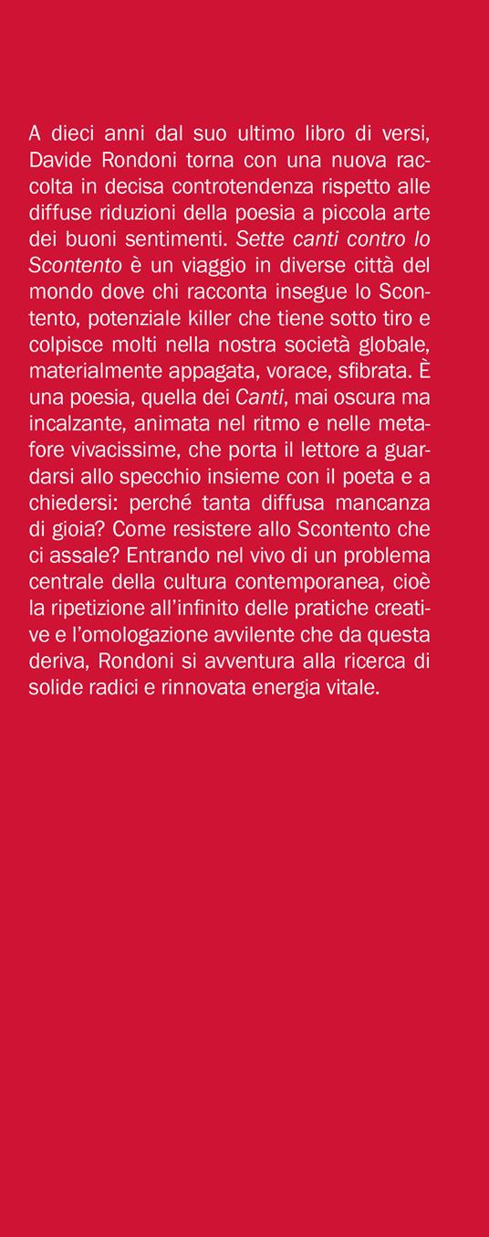 Sette canti contro lo Scontento - Davide Rondoni - 4