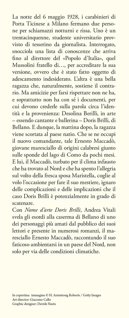 Nome d'arte Doris Brilli. I casi del maresciallo Ernesto Maccadò - Andrea Vitali - 4