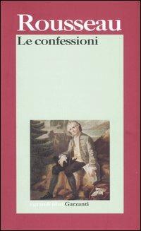 Le confessioni - Jean-Jacques Rousseau - copertina