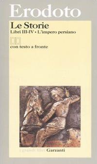 Le storie. Libri 3º-4º: L'impero persiano. Testo greco a fronte - Erodoto - copertina