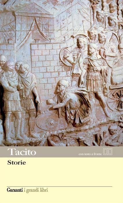 Storie. Testo latino a fronte - Publio Cornelio Tacito - copertina