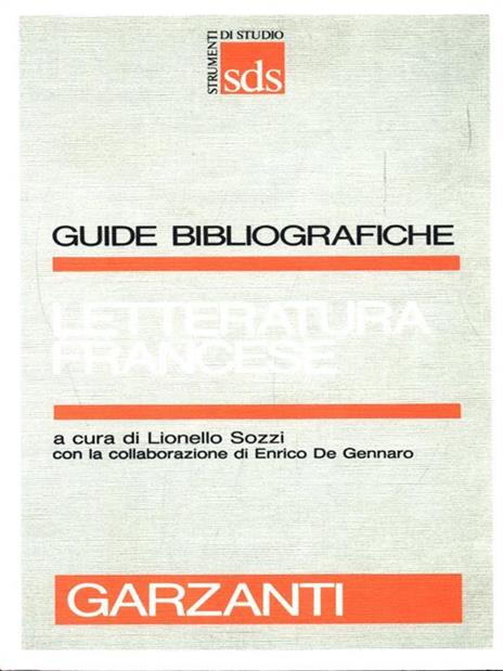 Letteratura francese - copertina