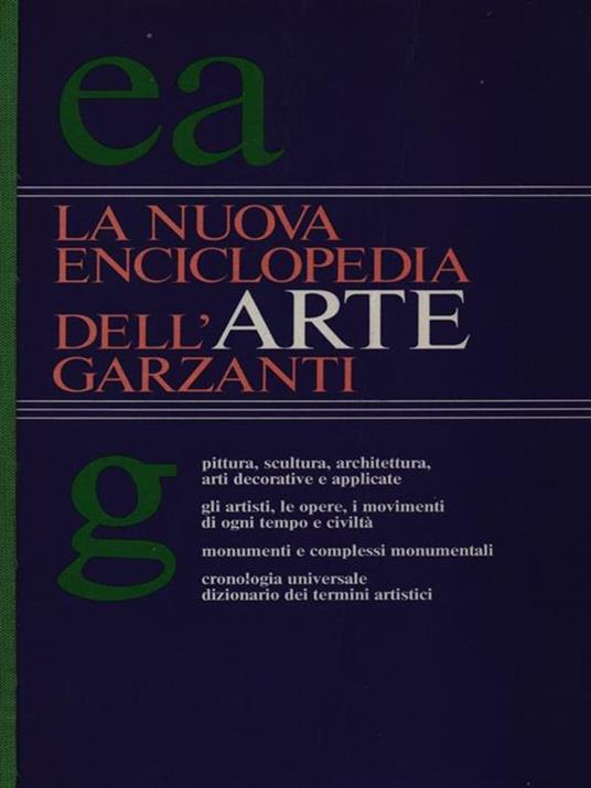 La nuova enciclopedia dell'arte Garzanti - copertina