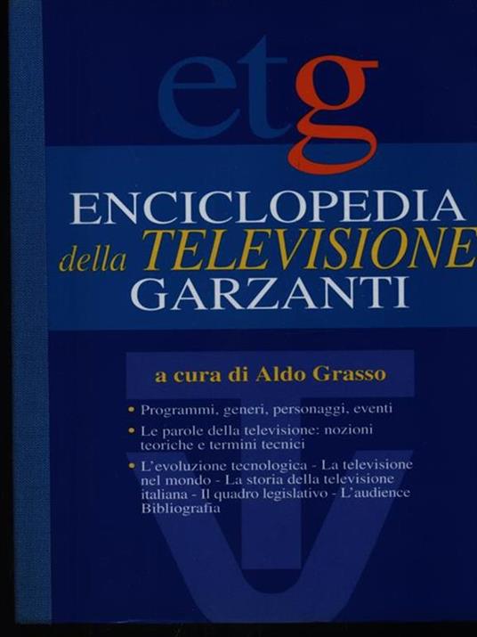 Enciclopedia della Televisione - copertina