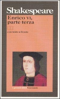 Enrico VI. Testo inglese a fronte. Vol. 3 - William Shakespeare - copertina