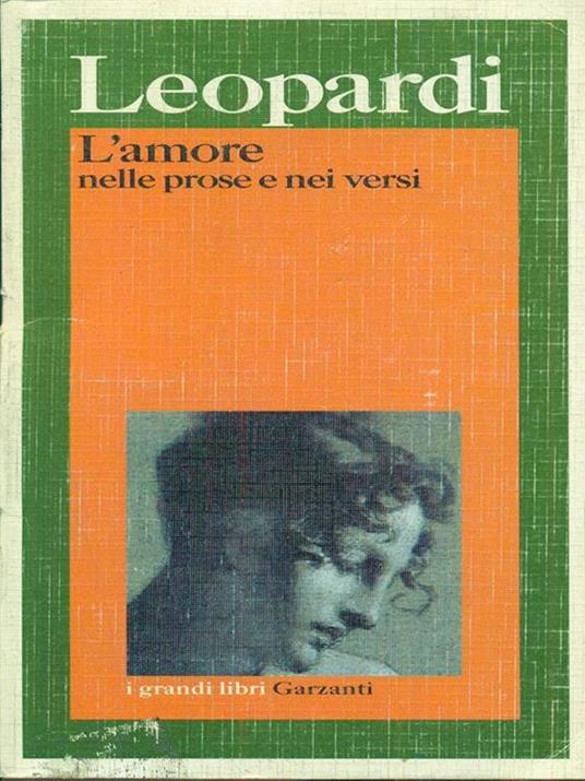 L' amore nelle prose e nei versi - Giacomo Leopardi - copertina