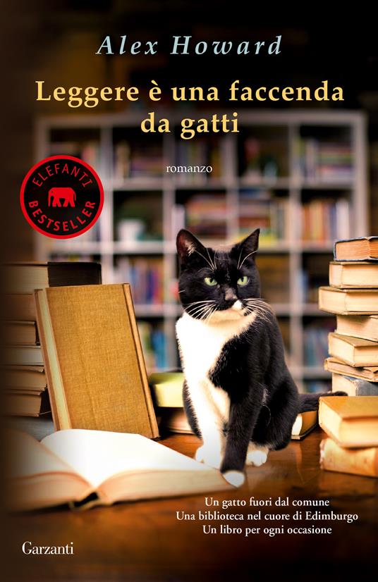 Leggere è una faccenda da gatti - Alex Howard - copertina