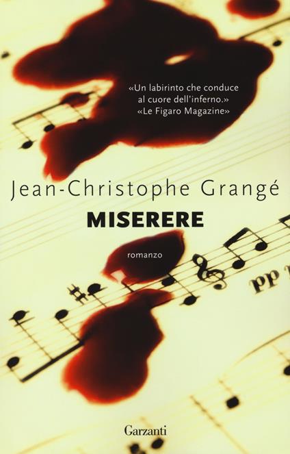 Miserere - Jean-Christophe Grangé - copertina