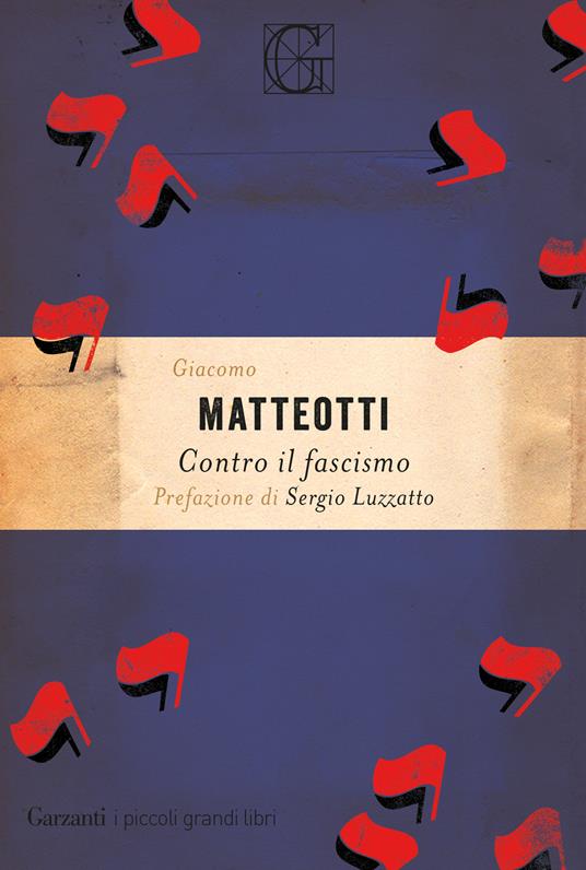 Contro il fascismo - Giacomo Matteotti - copertina