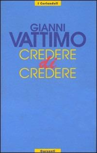 Credere di credere - Gianni Vattimo - copertina