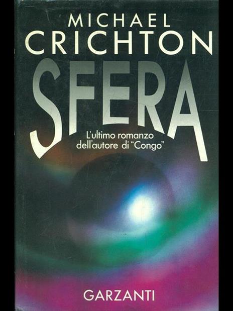 Sfera - Michael Crichton - copertina