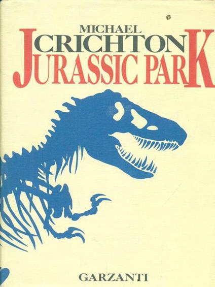 Jurassic park - Michael Crichton - copertina