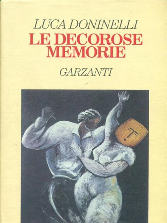 Le decorose memorie - Luca Doninelli - copertina