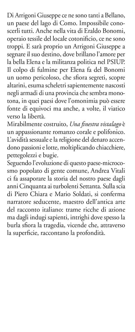 Una finestra vistalago. Nuova ediz. - Andrea Vitali - 4